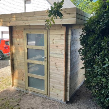 Abri de jardin en bois Toit Terrasse